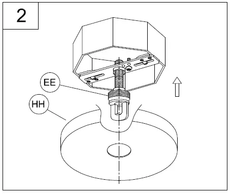 PROGRESS-LIGHTING-P550128-4-Light-Matte-Black-Transitional-Outdoor-Chandelier-Installation-FIG-4