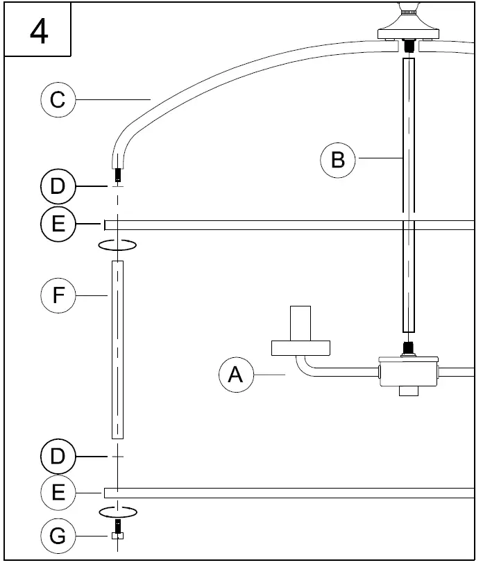 PROGRESS-LIGHTING-P550128-4-Light-Matte-Black-Transitional-Outdoor-Chandelier-Installation-FIG-7