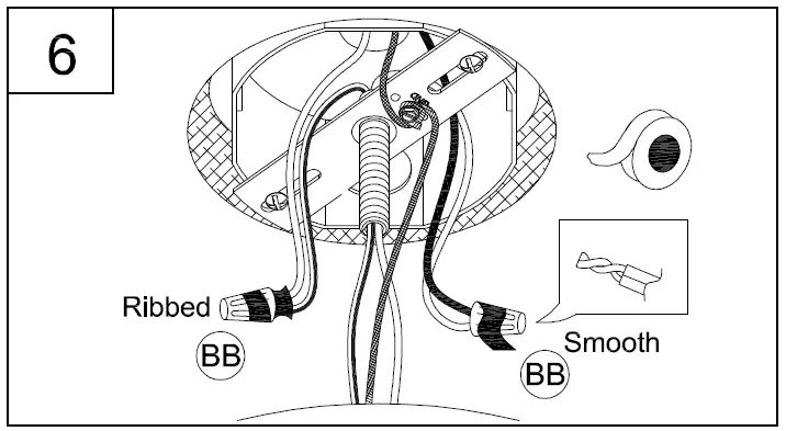 PROGRESS-LIGHTING-P550128-4-Light-Matte-Black-Transitional-Outdoor-Chandelier-Installation-FIG-9