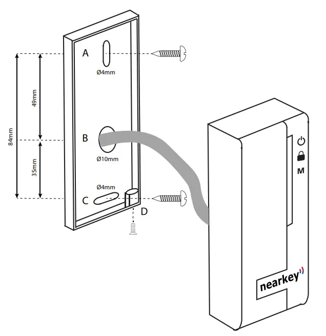 nearkey NKY-5277-D Bluetooth Smart Lock Access Control - fig 3