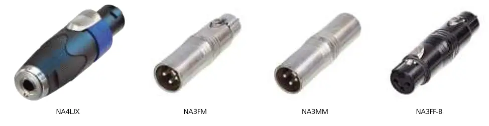 NEUTRIK-NA3FP-Adapter-XLR-3pol-to-tele-6-3-mm-Straight-01