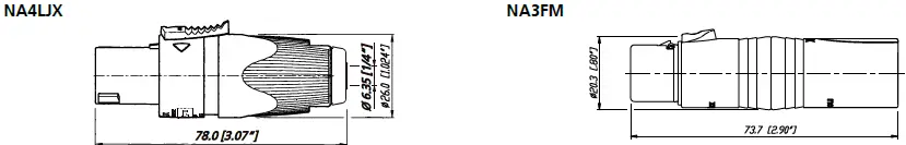 NEUTRIK-NA3FP-Adapter-XLR-3pol-to-tele-6-3-mm-Straight-02