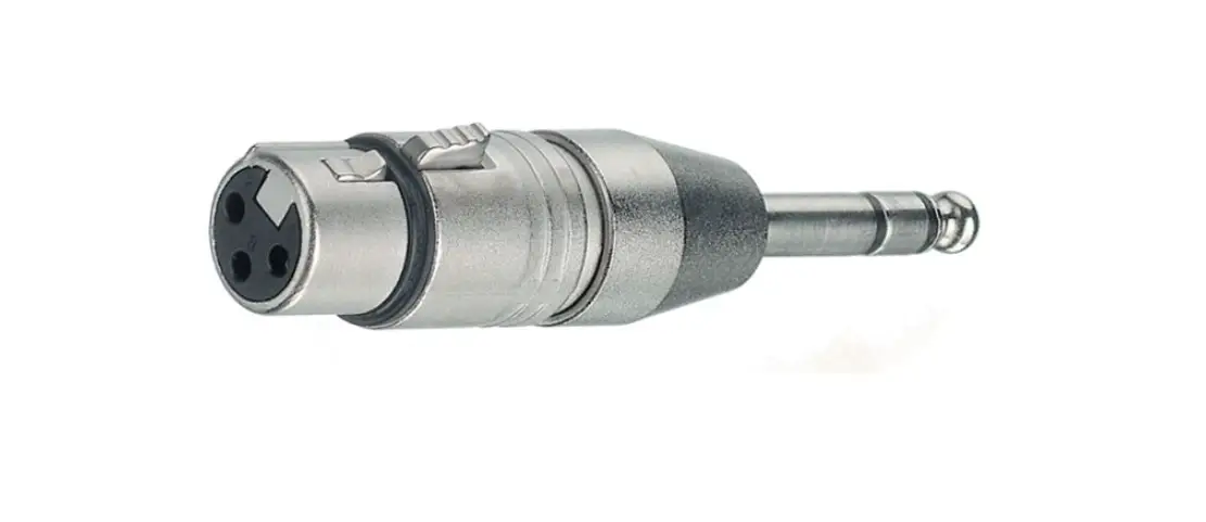 Neutrik Na3fp Adapter Xlr 3pol To Tele 6.3 Mm Straight User Guide