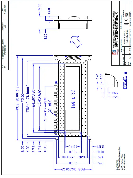 Surenoo-SLG14432A-Series-Graphic-LCD-Module-fig-3
