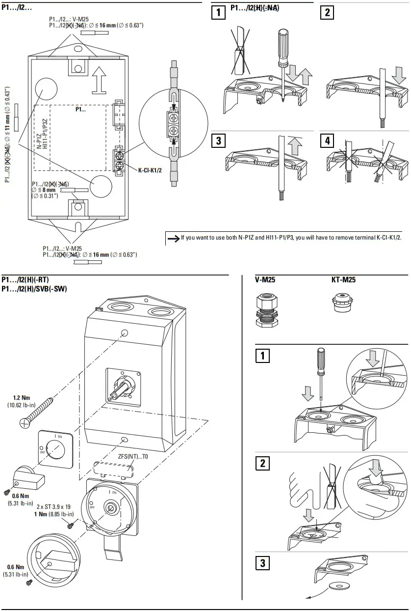 EATON IL03802001Z Moeller Series P1 Main Switch - FIGURE 5
