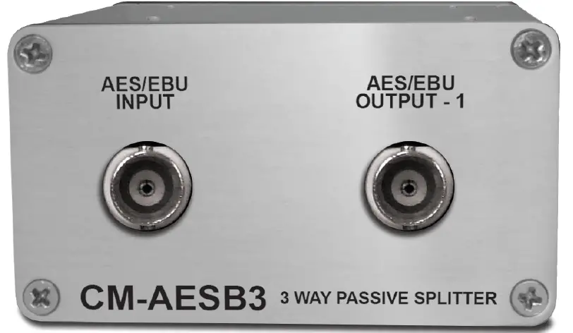 SONIFEX-CM-AESB3-3-Way-Passive-Digital-AES3ID-Splitter-with-BNC-PRODUCT