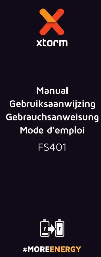 Xtorm FS401 Powerbank User Manual