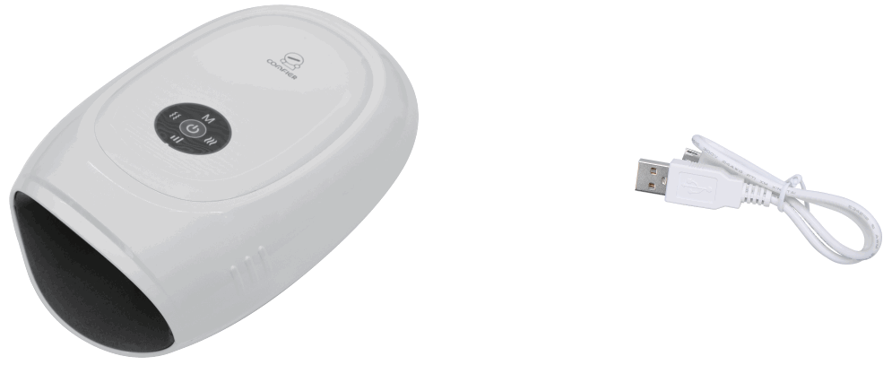 COMFIER CF 4101 Hand Massager with Heat and Vibration