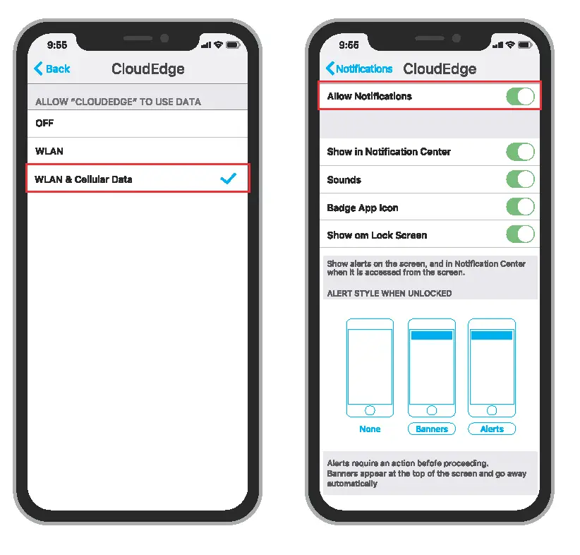 screenshot of iOS cell phone