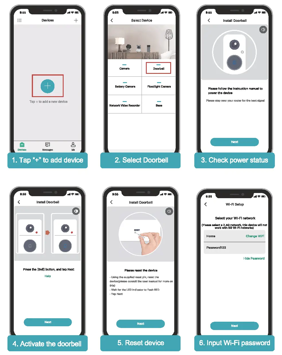 Connecting by Scanning the QR Code