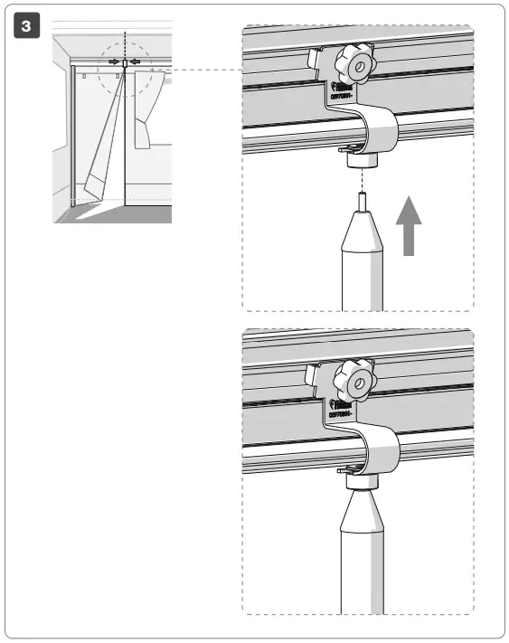 FIAMMA Door Pole F80s-F80L Vertical Telescopic Polet - Fig 3
