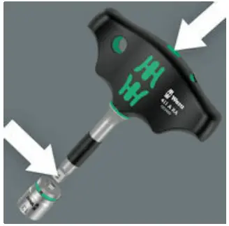 Wera 400 T Handle Kraftform Kompakt Screwdriver - Figure 7