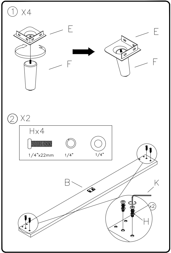 ASHLEY B095-781 Queen Upholstered Platform Bed - fig 3