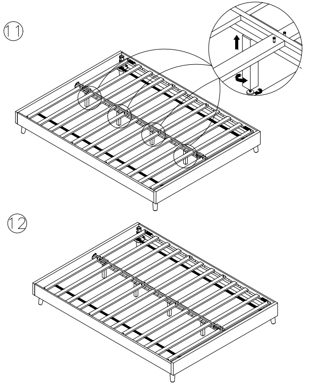 ASHLEY B095-781 Queen Upholstered Platform Bed - fig 8