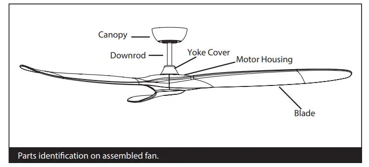 HINKLEY 903880FMB NDD 80 Inch Swell Indoor or Outdoor Ceiling Fan - Fig 2