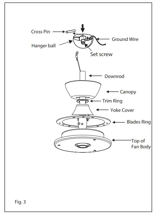HINKLEY 903880FMB NDD 80 Inch Swell Indoor or Outdoor Ceiling Fan - Fig 6