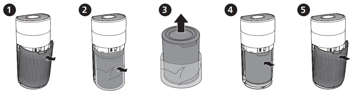 Installing the filter