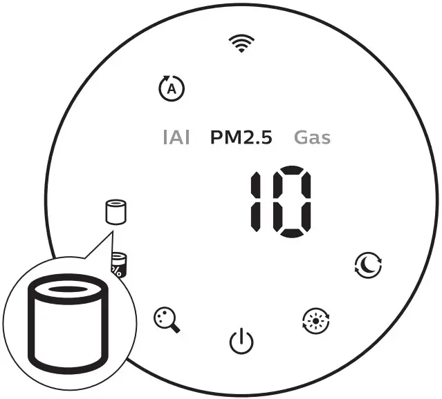 Replacing the filter