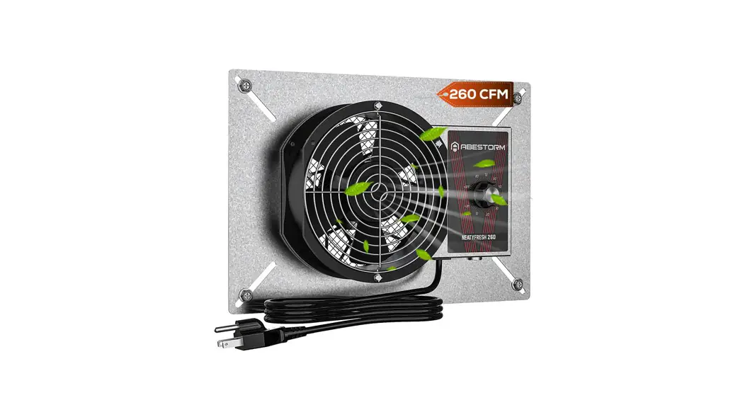 Abestorm Neatyfresh 260 260cfm Crawlspace Ventilation Fan User Manual