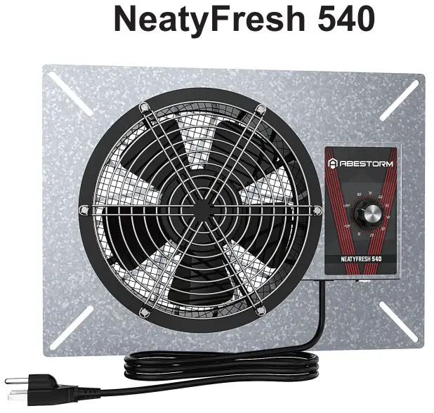 ABESTORM NeatyFresh 260 260CFM Crawlspace Ventilation Fan - fig 2