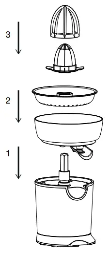 essentials EPA 5 Portable Electric Orange Citrus Juicer - Fig 2