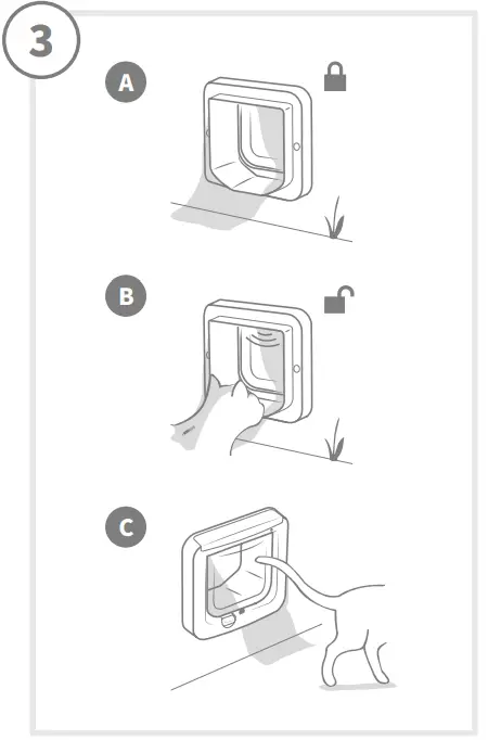 SURE-PETCARE-SUR001-SureFlap-Microchip-Cat-Flap-fig-4