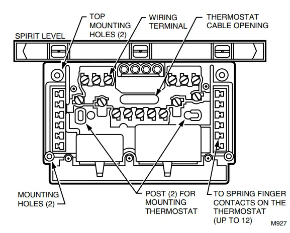 Honeywell-T874H-Multistage-Thermostat-FIG-2
