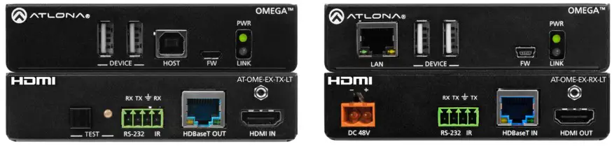 ATLONA AT OME EX KIT LT Omega 4KUHD HDMI Over HDBaseT TXRX with USB - cover