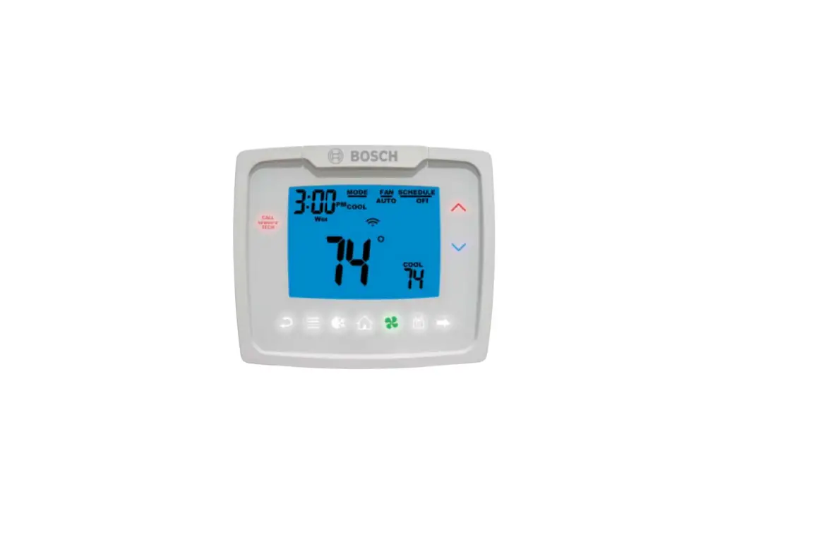 Bosch 2h/2c/hum Touch-technology Programmable Thermostat Installational Manual