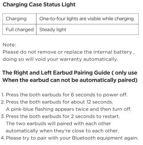 HIFIMan TWS 600 Earbuds - Charging