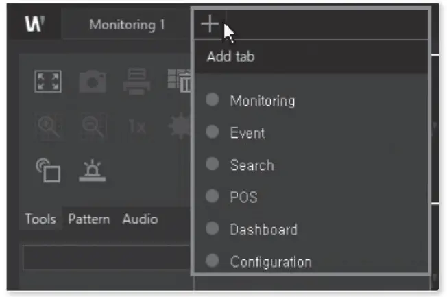 WISENET PRO 7510B4 PC NVR for Recording - Menu Description