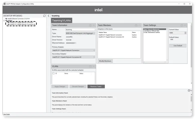WISENET PRO 7510B4 PC NVR for Recording - Team button