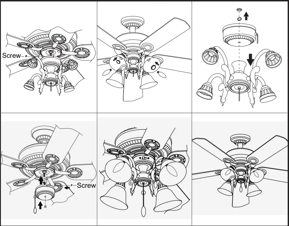 ParrotUncle F6277110V Ceiling Fan - Figure 2