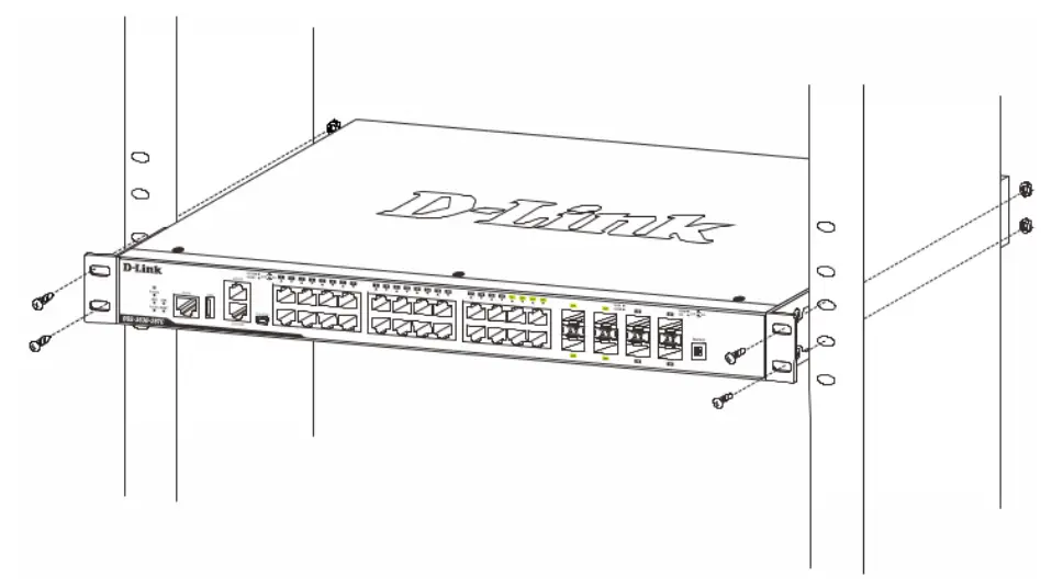 D-Link DXS-3400-24TC 20-Port 10GBase - Installation3