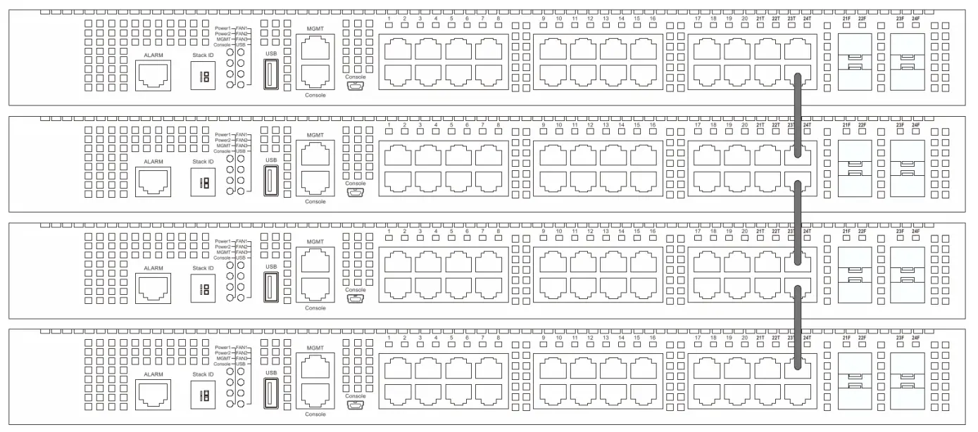 D-Link DXS-3400-24TC 20-Port 10GBase - Switch Stacking