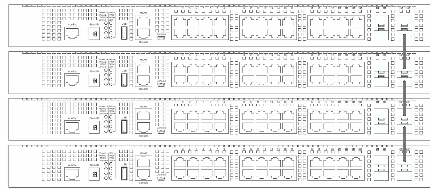 D-Link DXS-3400-24TC 20-Port 10GBase - Switch Stacking2