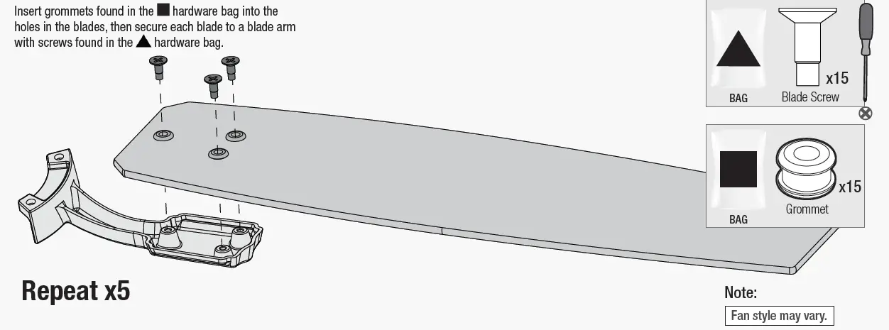 Installing the Blades