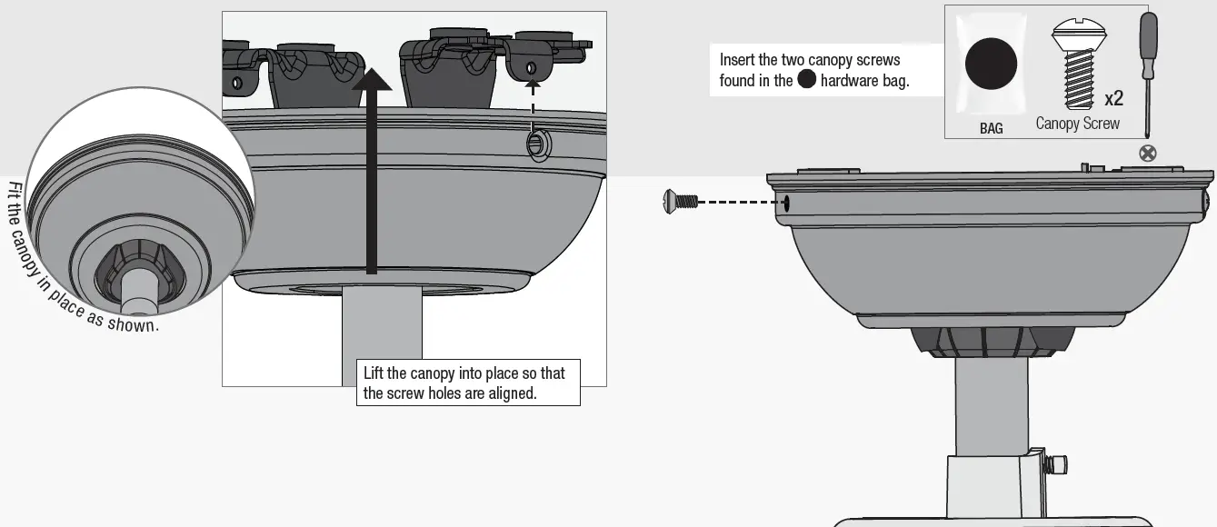 Installing the Canopy