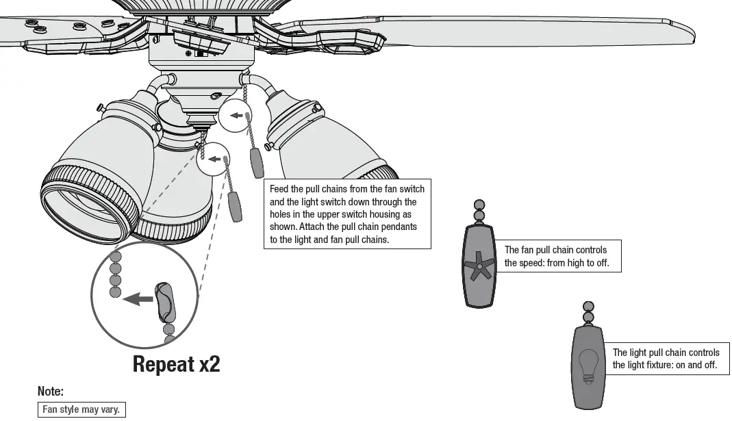 Installing the Pull Chains