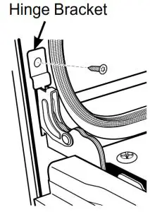 MONOGRAM Built-In Steam-------Hinge Bracket