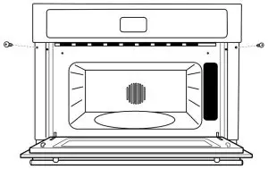 MONOGRAM Built-In Steam------Mounting screws