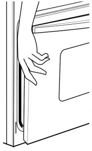 MONOGRAM Built-In Steam------The oven door