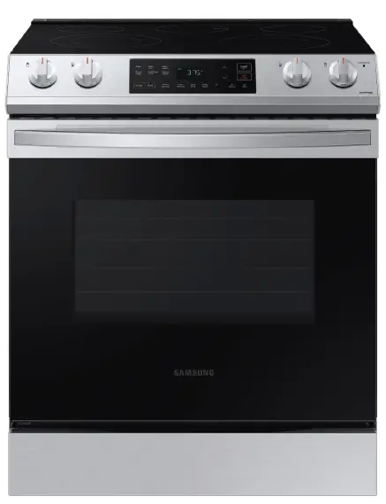 Samsung Ready2fit Front Control Slide-in Electric Range Oven Instruction Manual