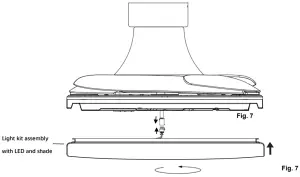 FANAWAY 210665 Orbit DC Ceiling Fan-fig7a