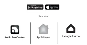 audio pro C5 MkII Compact High Fidelity WiFi Bluetooth Wireles Multiroom Speaker-APP