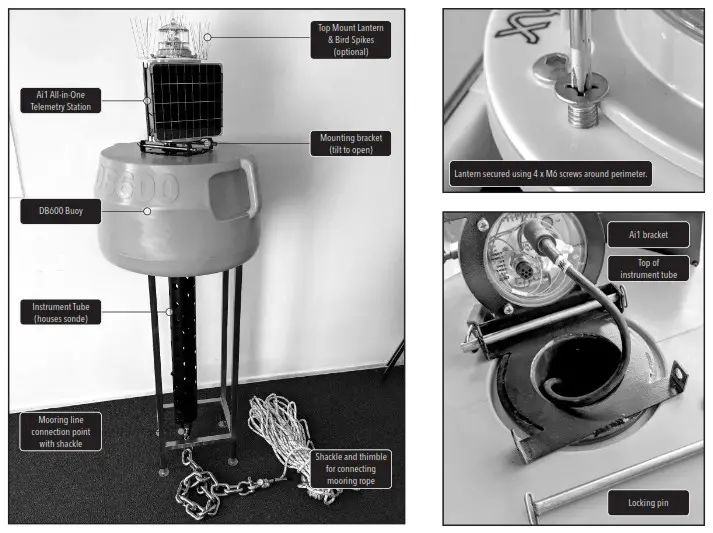 xylem DB600 Plug n Play Buoy for Remote Monitoring- Mooring Recommendations