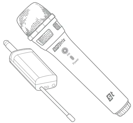 singtrix SGTXWMIC1 Wireless Mic System-