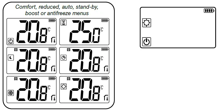 WATTS BT-D03 RF Wireless Thermostat with Glass Touch Screen FIG 12