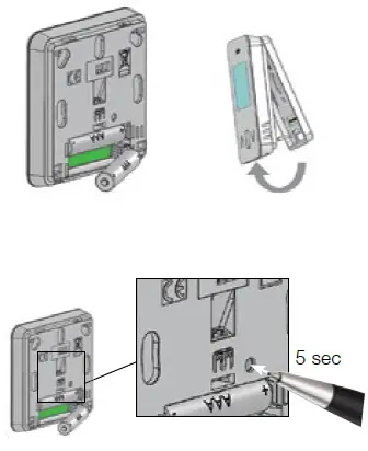 WATTS BT-D03 RF Wireless Thermostat with Glass Touch Screen FIG 2