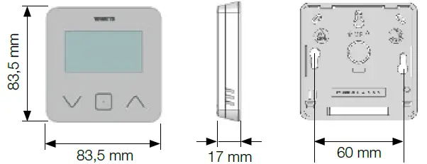 WATTS BT-D03 RF Wireless Thermostat with Glass Touch Screen FIG 39